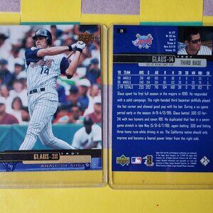 1999 The Upper Deck Co. LLC TROY GLAUS Anaheim Angels Baseball Card No. 28